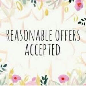 Reasonable Offers Accepted